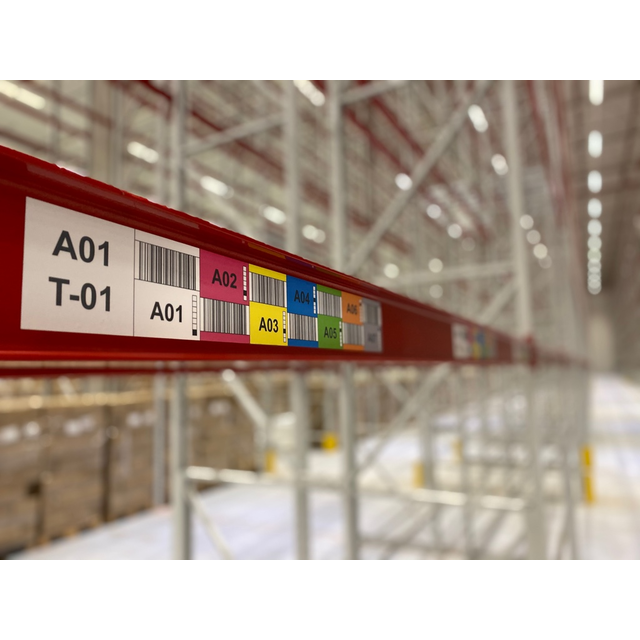 Multilabel  horizontale barcode 70  mm (hoogte)