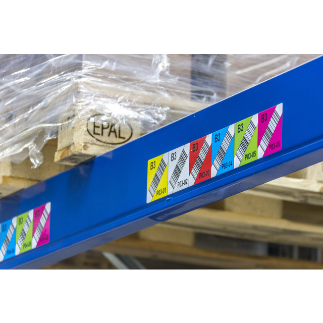 Multilabel 70mm schuine barcode (hoogte)