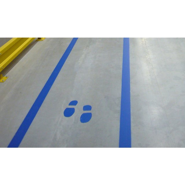 Uni-line 2K voetstappen gespoten