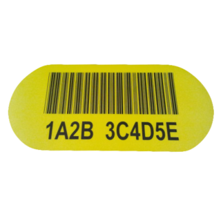 Hi-Tack vloerlabel ovaal