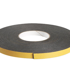 Dubbelzijdig PE trespaband Zwart 8010