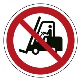 P006 Heftrucks verboden