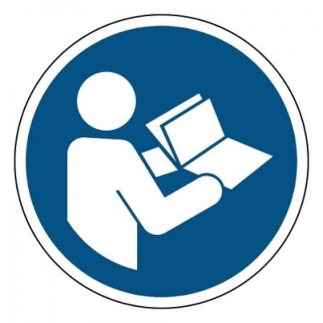 M002 Gebruiksaanwijzing in acht nemen