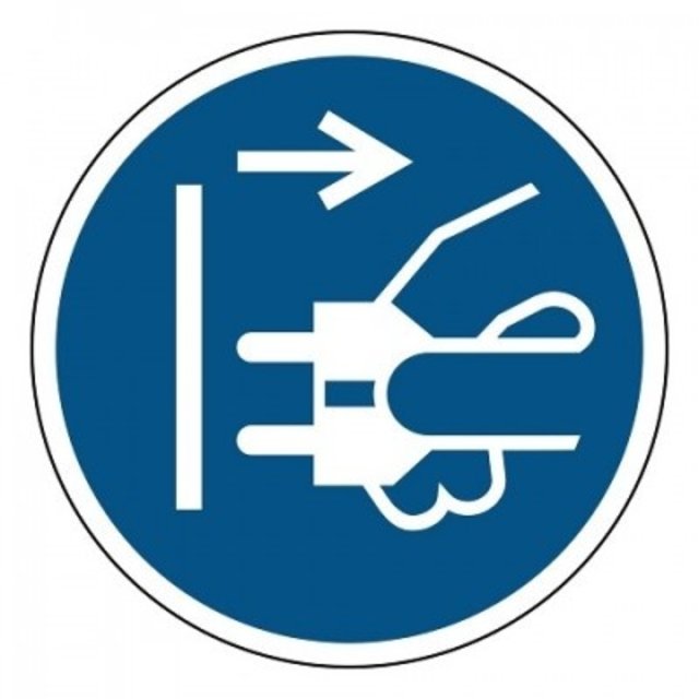 M006 Voor openen stekker uit stopcontact trekken M006 Voor openen stekker uit stopcontact trekken