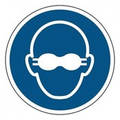 M007 Dragen van opaak bril verplicht