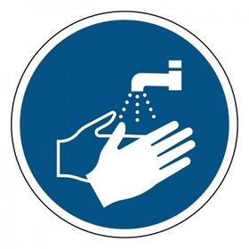 M011 Handen wassen verplicht