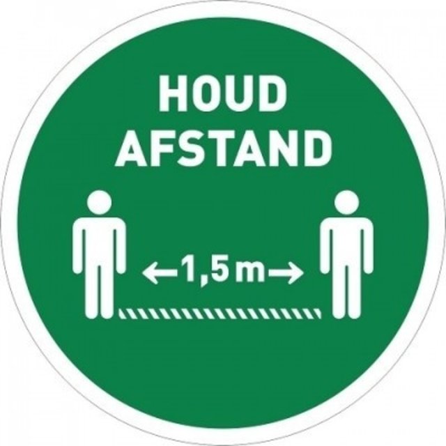 Vloersticker cirkel 03 eigen ontwerp