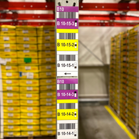 Multilabel  staanders 70mm (breed)