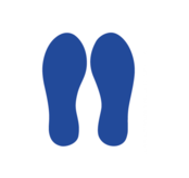 Voetstappen markering 30 cm