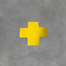 Vloerlabel kruisstuk