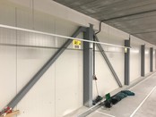 Bevestigingsrail 7 meter  koppelbaar