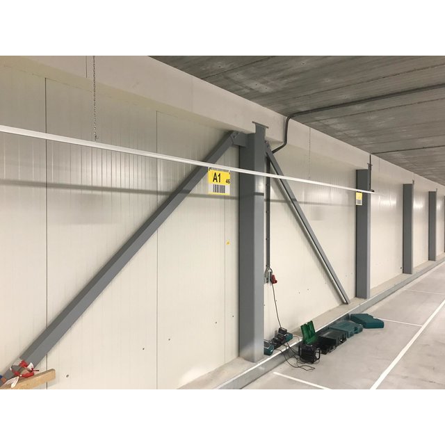 Bevestigingsrail 7 meter  koppelbaar