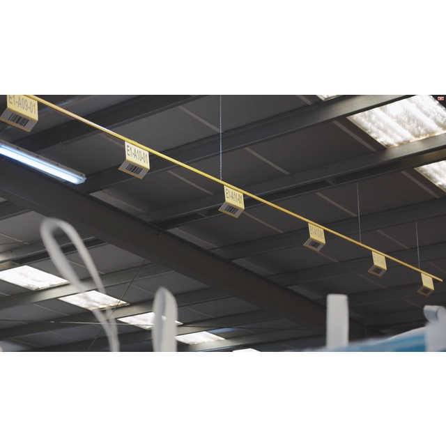 Bevestigingsrail 7 meter  koppelbaar