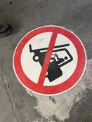 Glasweefsel versterkt vloerlabel