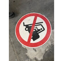 Glasweefsel versterkt vloerlabel