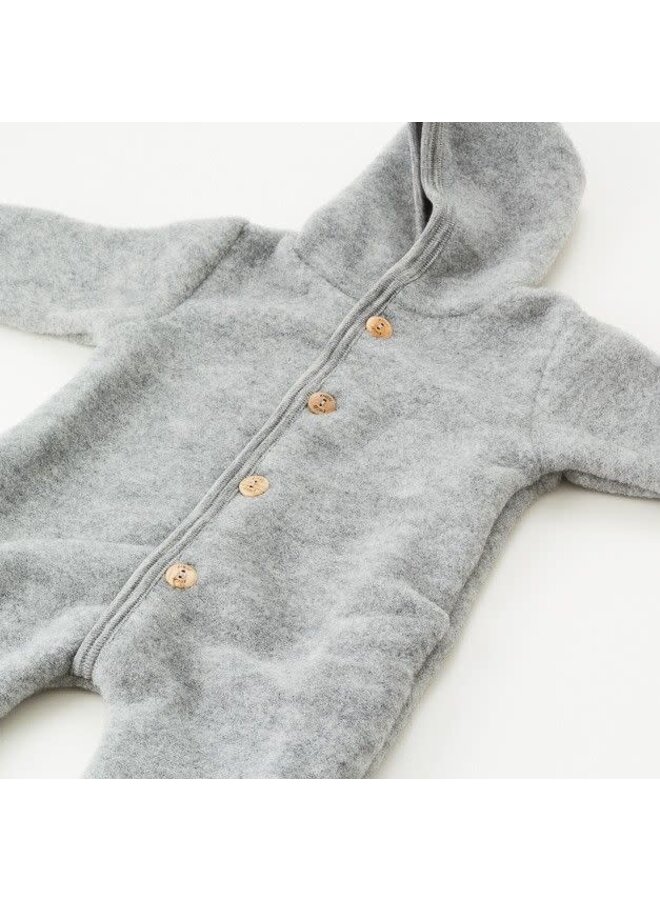 Engel Natur Hooded Overall Grey