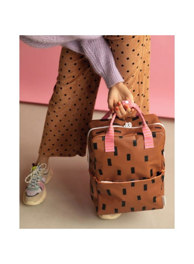 Large Backpack Sprinkles | Special Edition | Syrup Brown + Bubble Pink