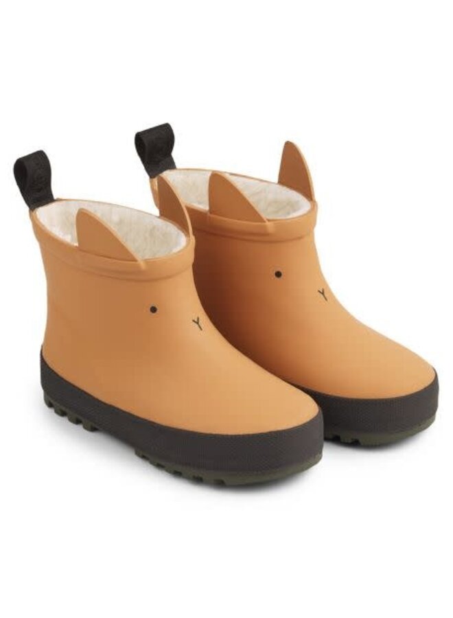 Jesse Thermo Rainboot Mustard/Black Mix