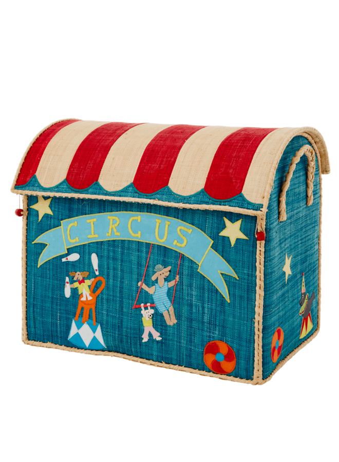 Raffia Basket Circus Large