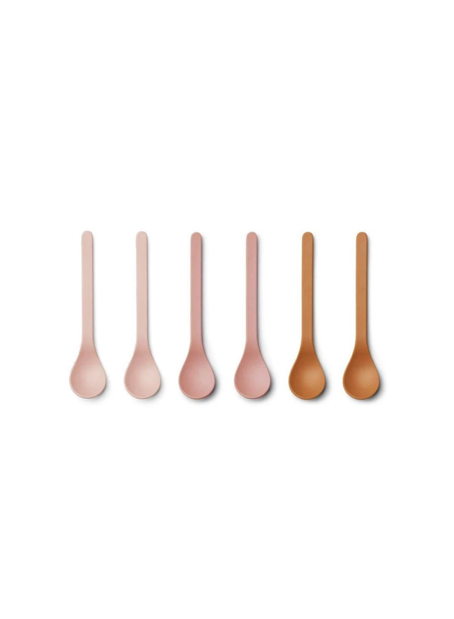 Bamboo Spoon Rose 6-Pack  Etsu