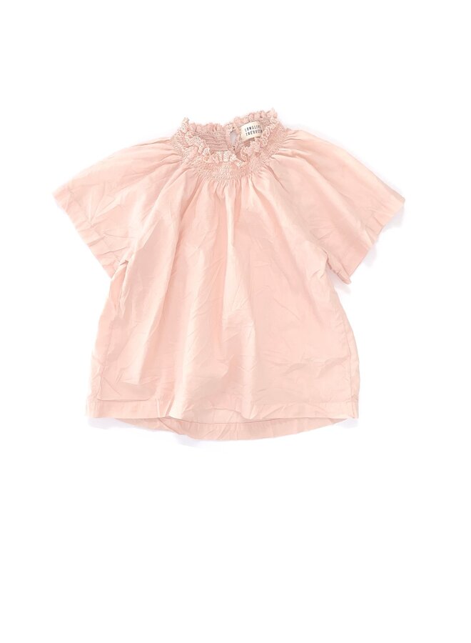 Long Live The Queen Smock Blouse Blush