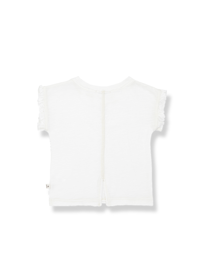 One More in the Family Mireia T-shirt Off White