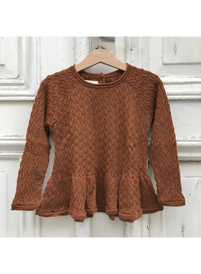 Konges Sløjd Fortun Wol Blouse Toffee