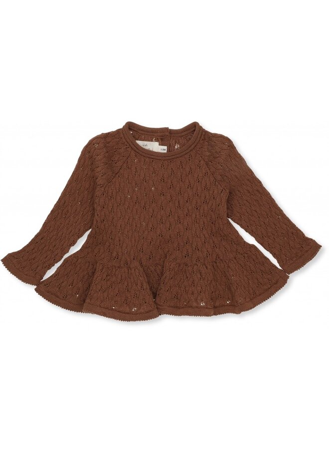 Konges Sløjd Fortun Wol Blouse Toffee