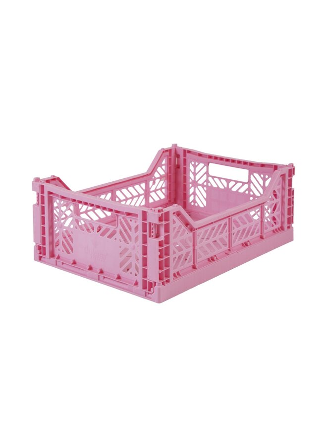 Folding Crate Midi Baby Pink