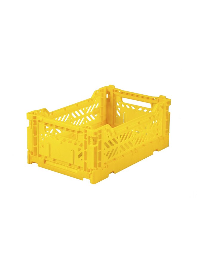 Folding Crate Mini Yellow