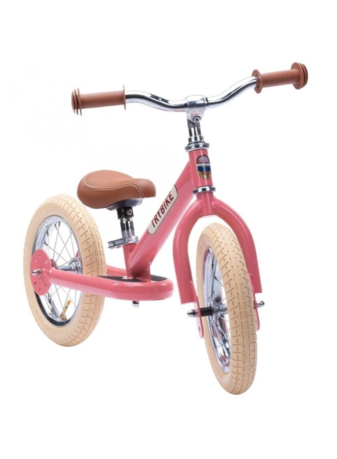 Trybike Steel Loopfiets Vintage Roze