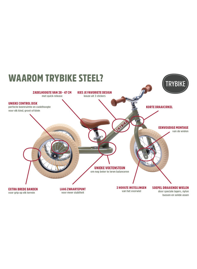 Trybike Try Kit Steel Vintage