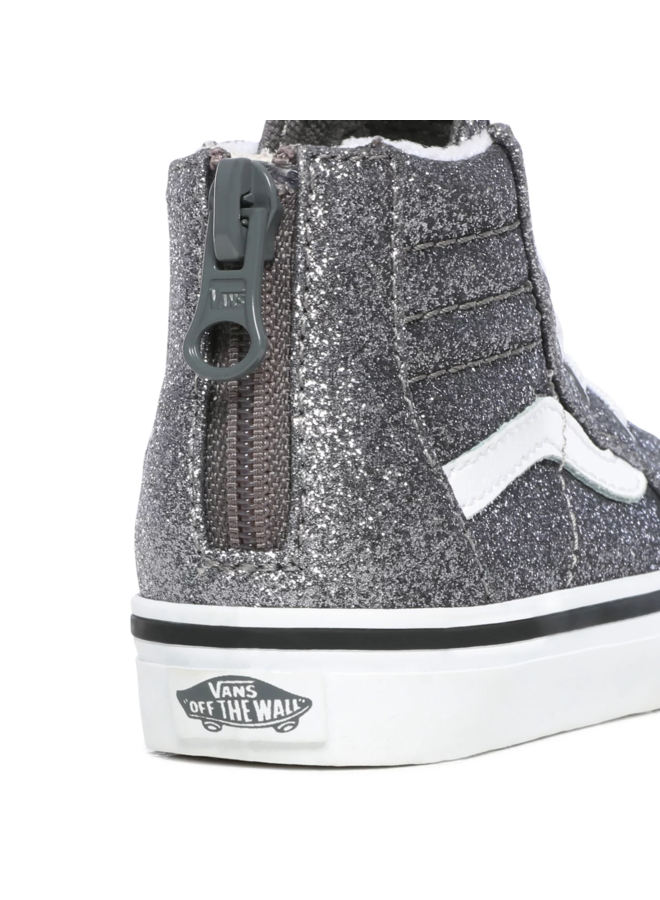 Sk8-Hi Zip Glitter Pewter