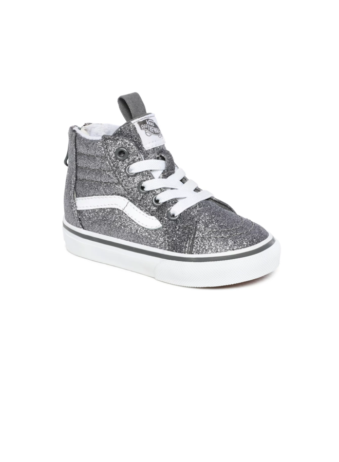 Sk8-Hi Zip Glitter Pewter