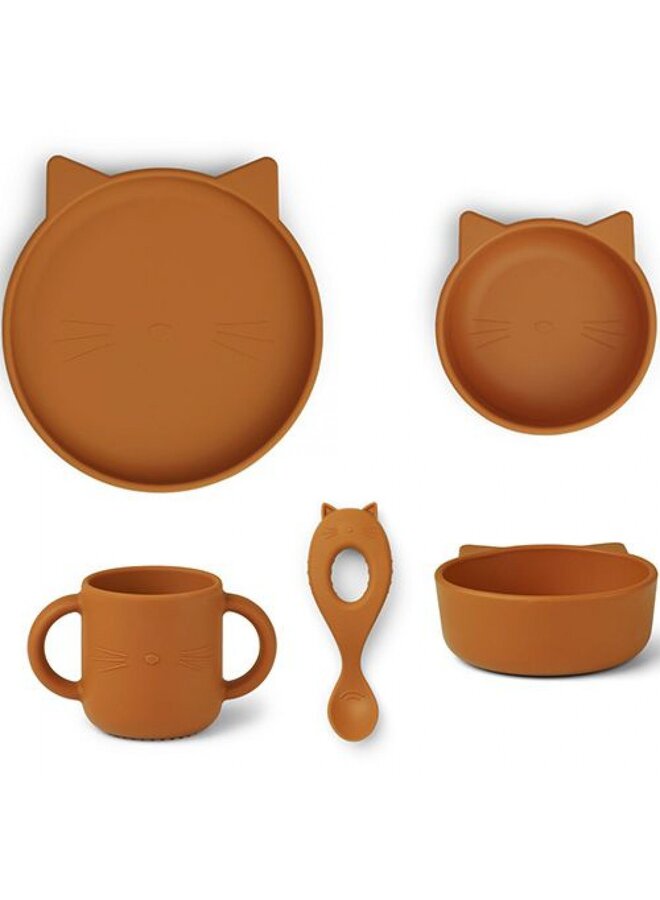 Liewood Vivi Set Cat Mosterd