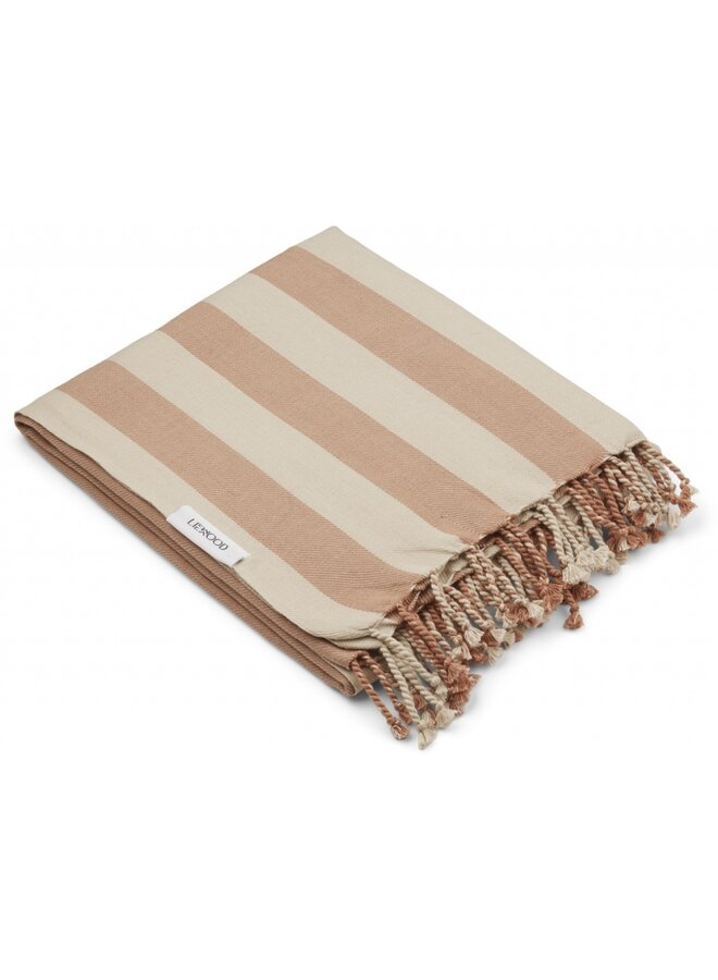 Liewood Mona Beach Towel Tuscany Rose Sandy