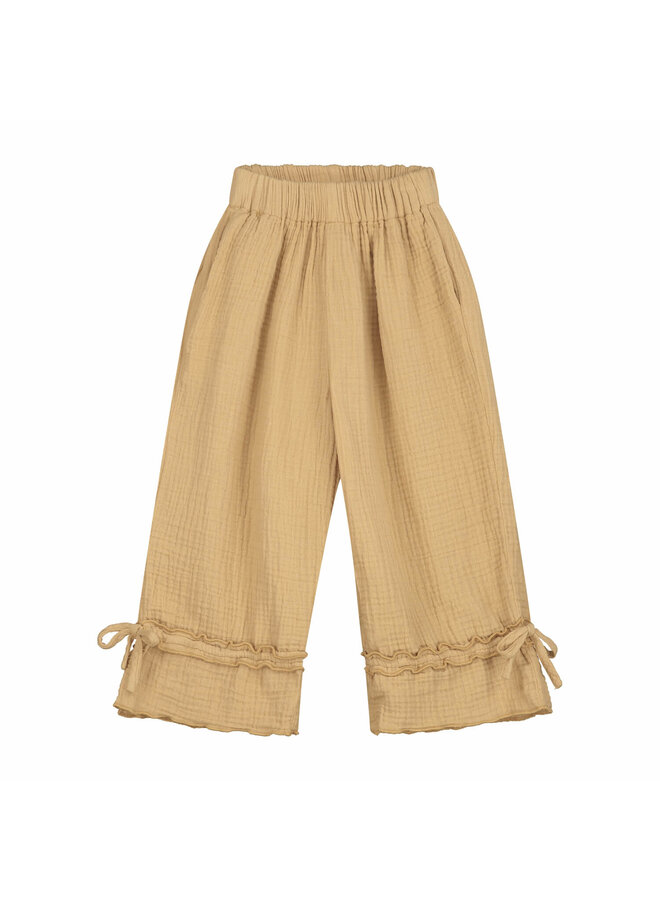 Daily Brat Lynn Ruffle Pants Sand