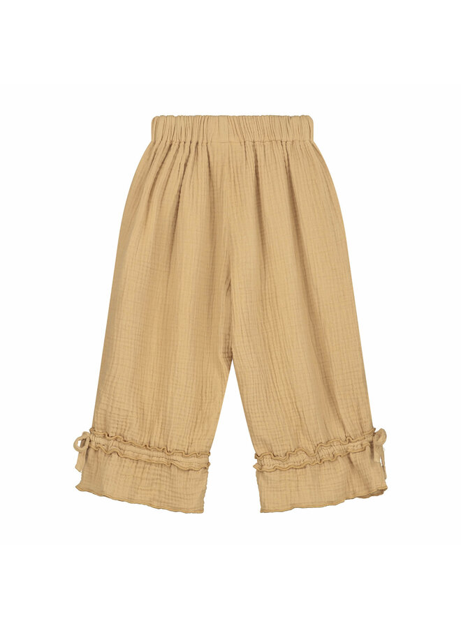 Daily Brat Lynn Ruffle Pants Sand