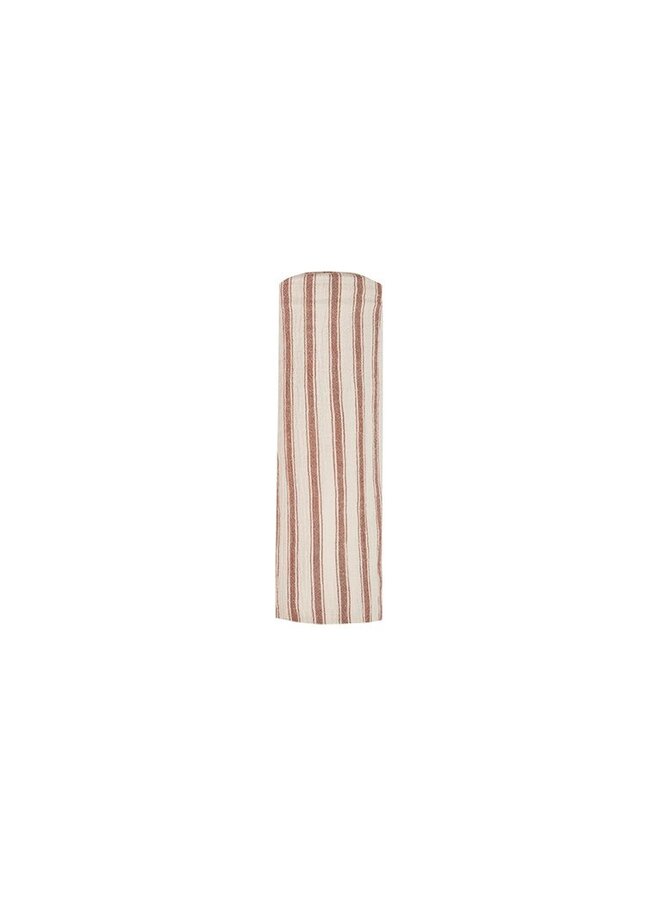 Rylee & Cru Striped Swaddle Amber Natural