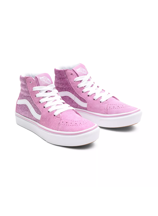 Vans Comfycush Sk8 Hi Glitter Orchid