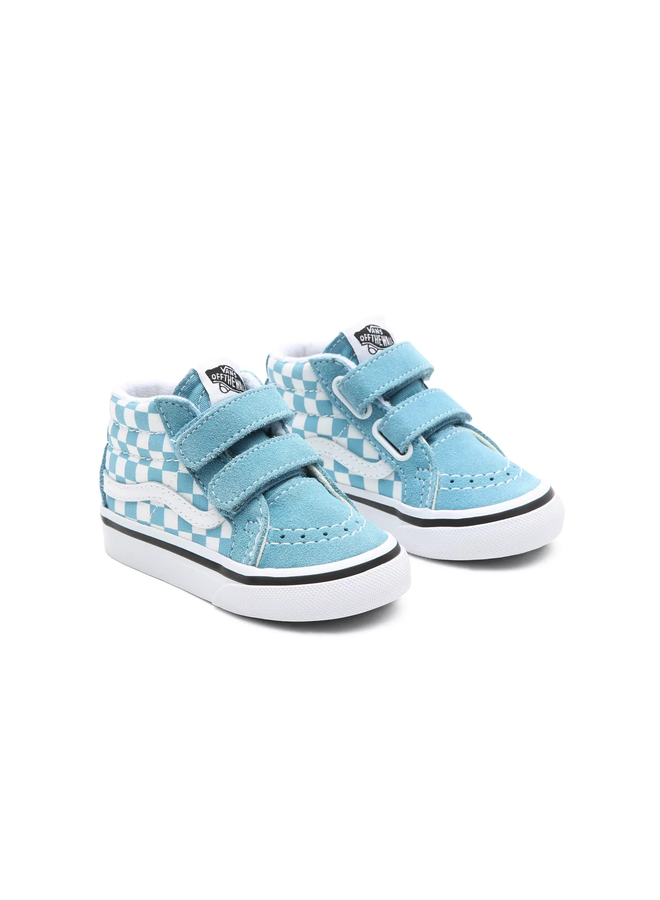 Vans Sk8-Mid V Checkerboard Dolphin Blue