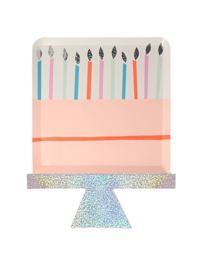 Birthday Cake Plates