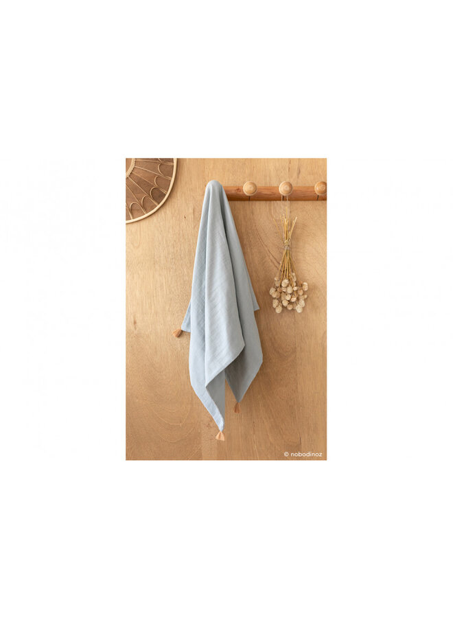 Nobodinoz Treasure Summer Blanket Riviera Blue