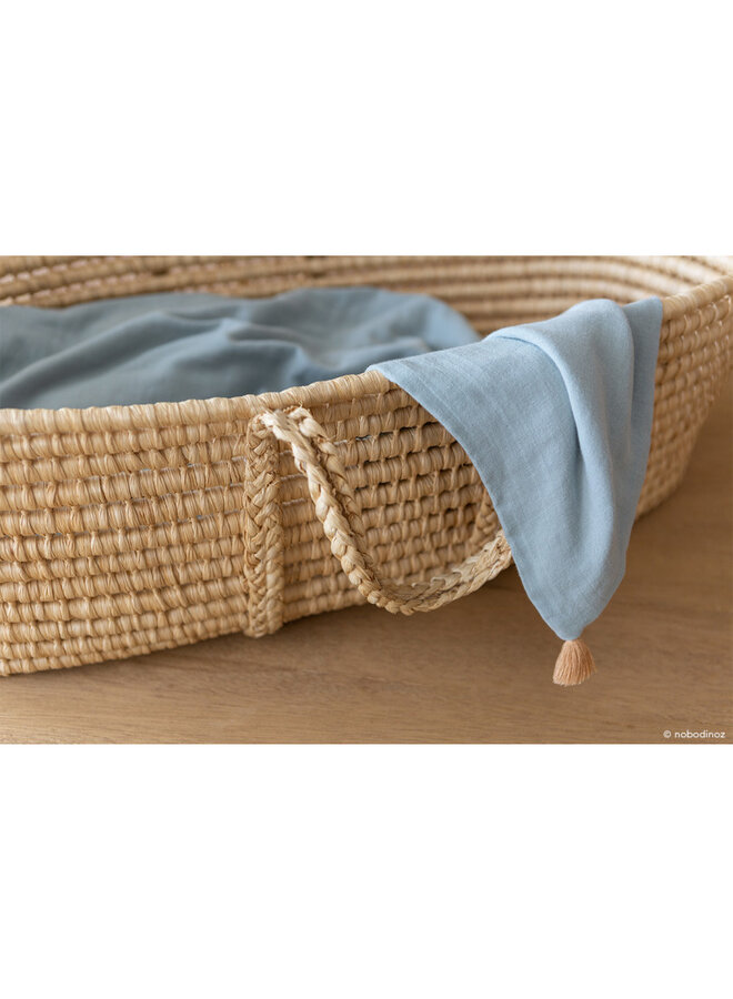 Nobodinoz Treasure Summer Blanket Riviera Blue