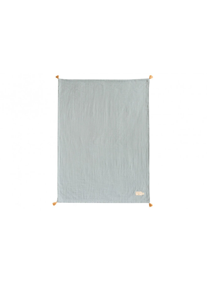 Nobodinoz Treasure Summer Blanket Riviera Blue