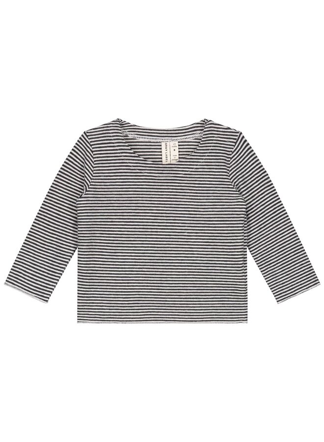 Gray Label Baby LS Tee Nearly Black/Cream