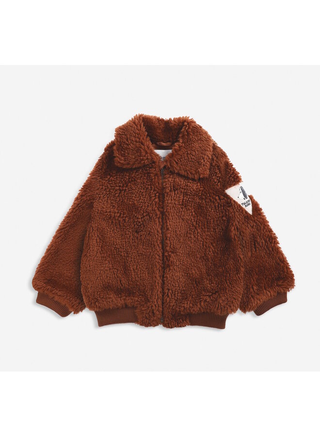 Bobo Choses Jacket Sheepskin Doggie Patch