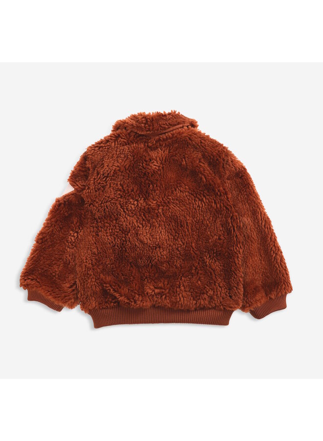 Bobo Choses Jacket Sheepskin Doggie Patch