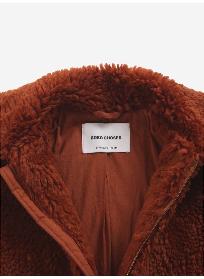 Bobo Choses Jacket Sheepskin Doggie Patch