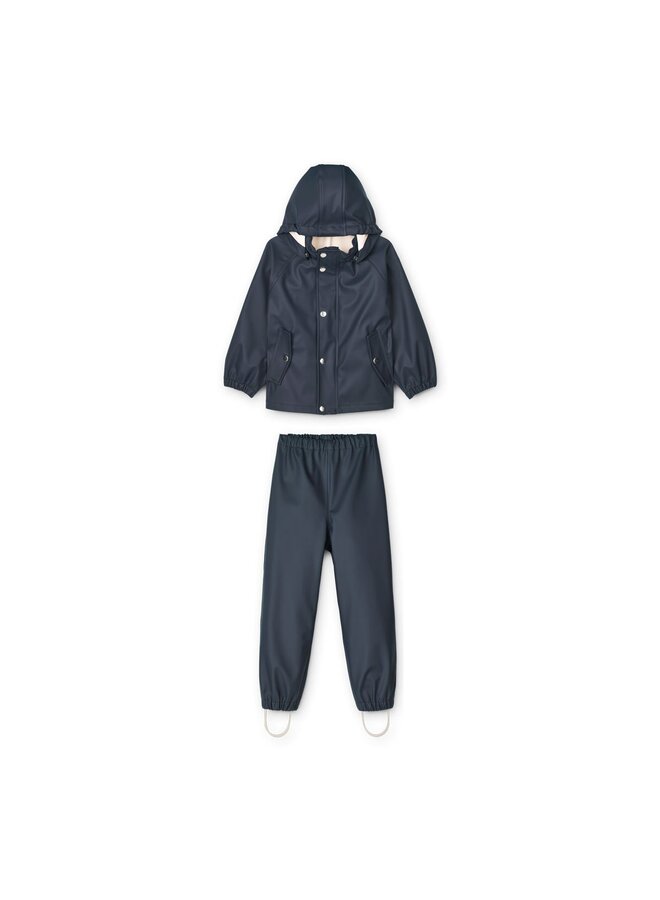 Liewood Serena Rainwear Set Deep Navy